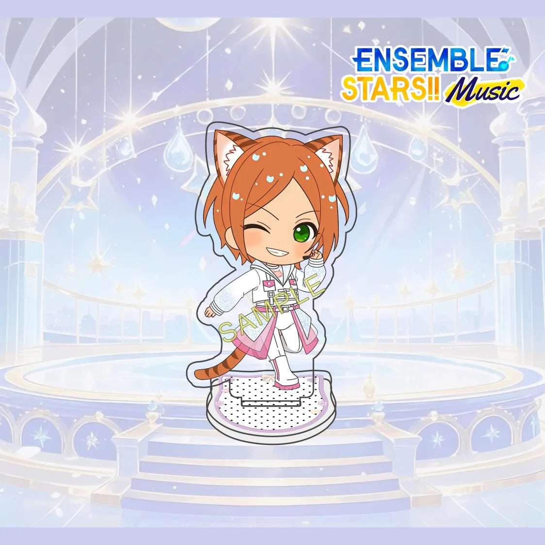 Figurine Acrylique 10 cm Ensemble Stars (Anime Game) – Personnage Complet Mignon – Décoration de Bureau – Collection Fan – Cadeau – Porte-clés
