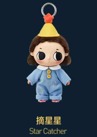 Figurine en peluche authentique Pop Mart Nyota Where Moments Meet Series, boîte mystère, jouet de collection en PVC, décoration de bureau, cadeau pour collectionneurs