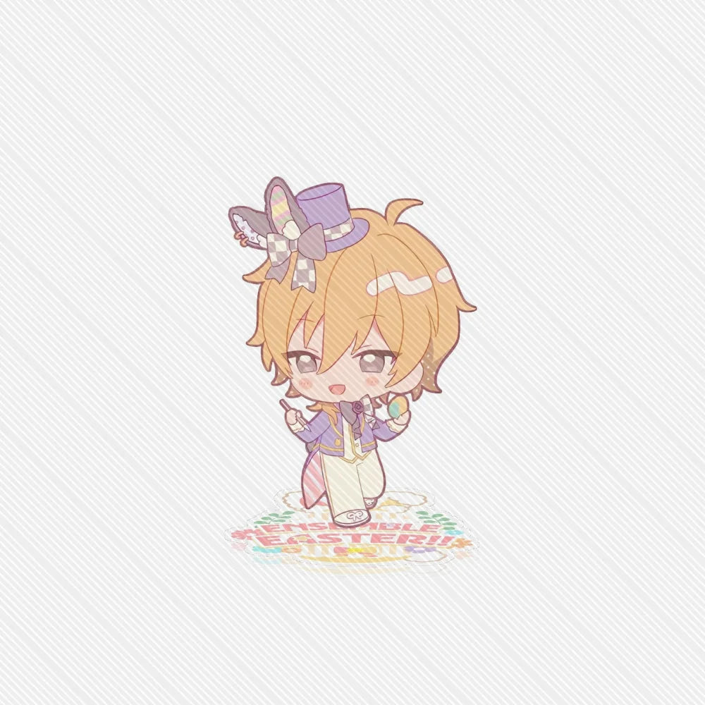 10CM Game Ensemble Stars!! Modèle de support en acrylique de Pâques, décoration de bureau, personnages de cosplay, accessoires d'ornement, bons cadeaux de Noël