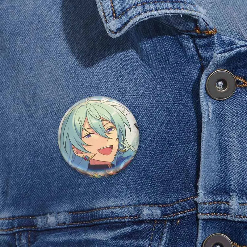 Ensemble étoiles Wataru Hibiki Badge mignon dessin animé idole broche bricolage Itbag vêtements chapeau accessoires Anime périphérique cadeau de collection