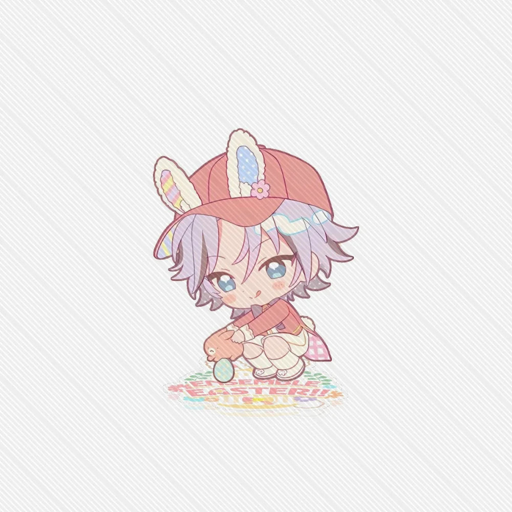 10CM Game Ensemble Stars!! Modèle de support en acrylique de Pâques, décoration de bureau, personnages de cosplay, accessoires d'ornement, bons cadeaux de Noël