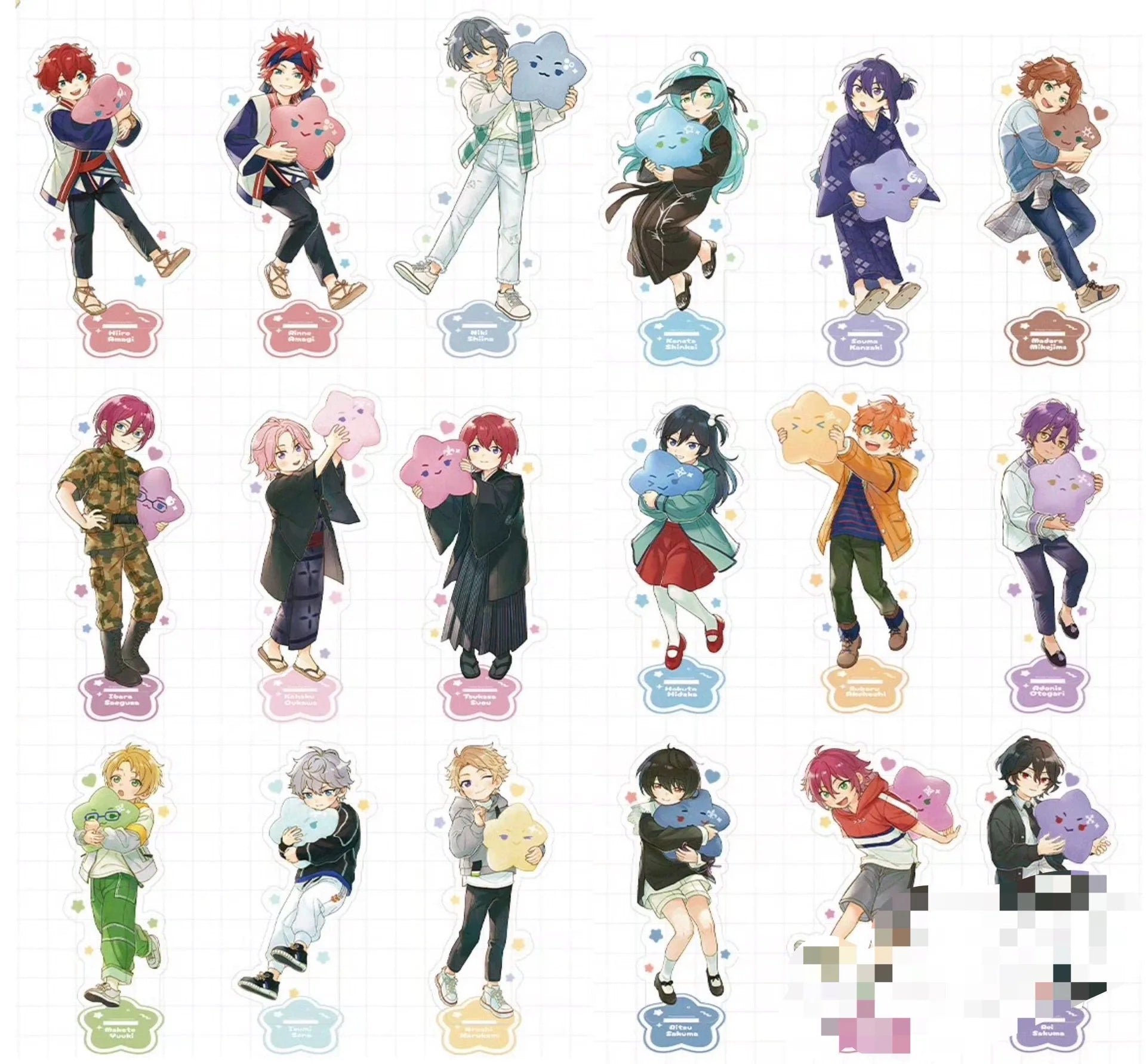 Ensemble Stars inana! Amagi Hiiro Hidaka Hokuto Sena Izumi Suou Tsukasa Support pop-up au trésor d'enfance