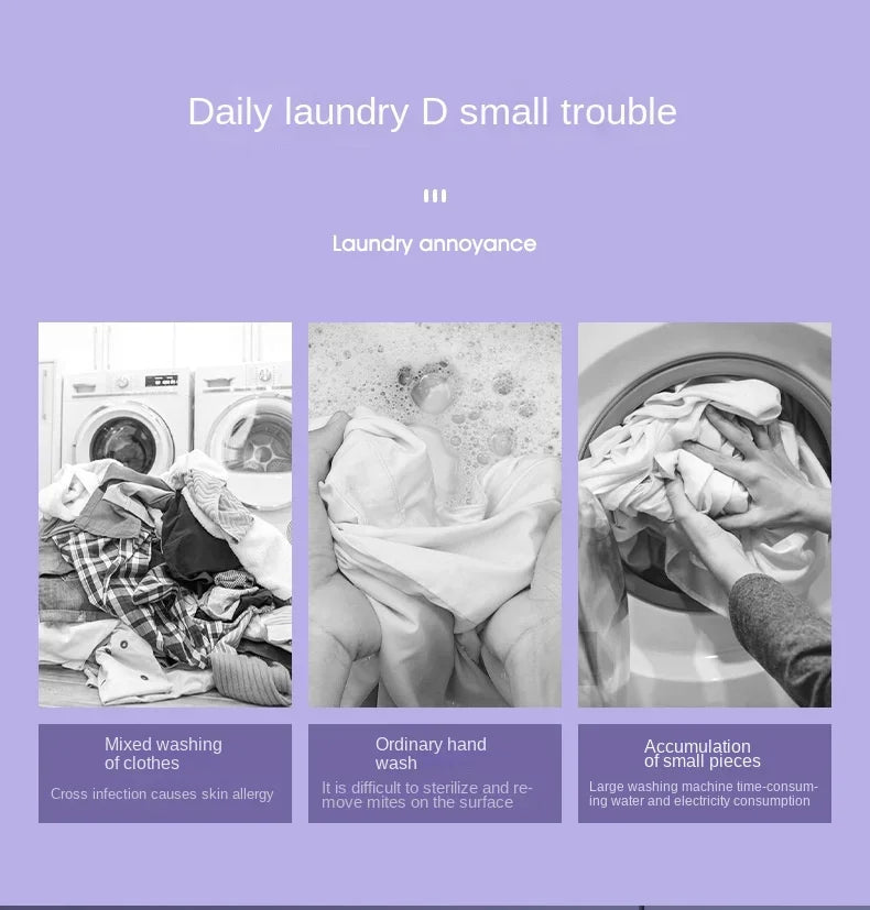 Petite Machine à laver pliable Portable 8l, avec sèche-linge rotatif, pour chaussettes, sous-vêtements, culottes, Mini Machine à laver domestique
