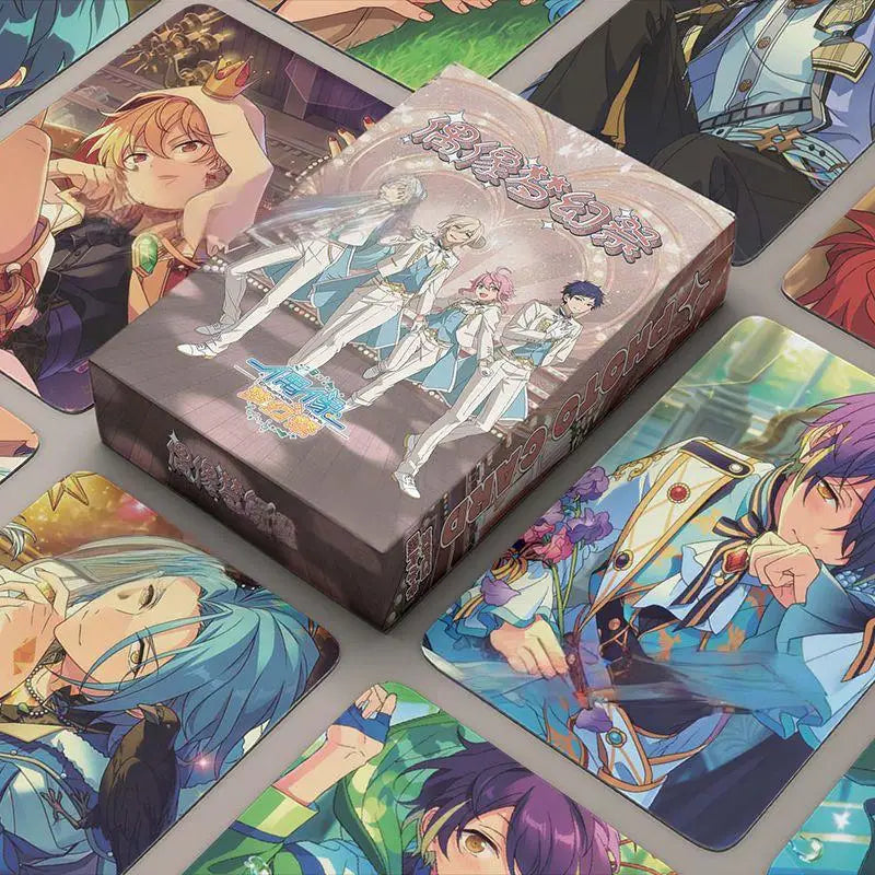 50 pièces/ensemble jeu Ensemble étoiles Laser Lomo carte-Sena Izumi Mika Kagehira cartes Photo holographiques Fans cadeau