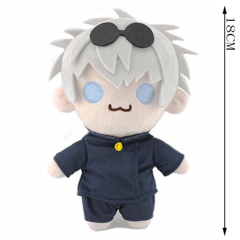 Kawaii Jujutsu Kaisen peluche jouet dessin animé jeu personnage Satoru Gojo Getou Suguru peluche poupée Jujutsu Kaisen poupée