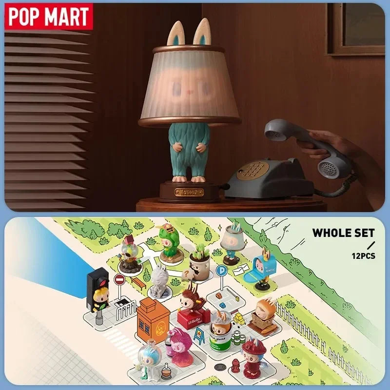 POP MART THE MONSTERS série presque cachée boîte aveugle boîte mystère Kawaii ornements Figurines décor à la maison modèle de bureau poupées