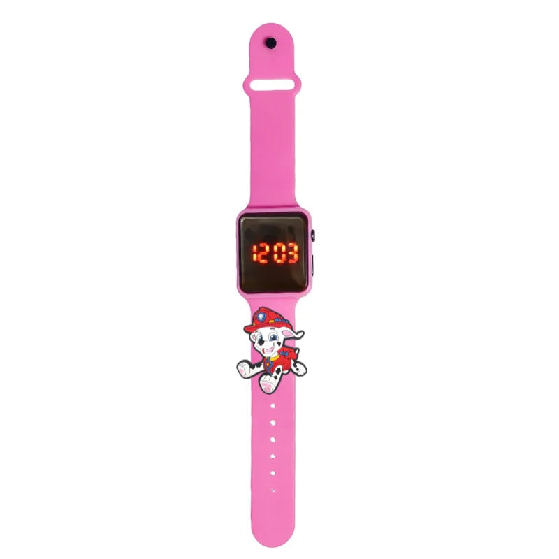 Dessin animé patte patrouille enfants montre montres de mode électronique affichage LED numérique montres étanche cadeau de vacances enfants montres