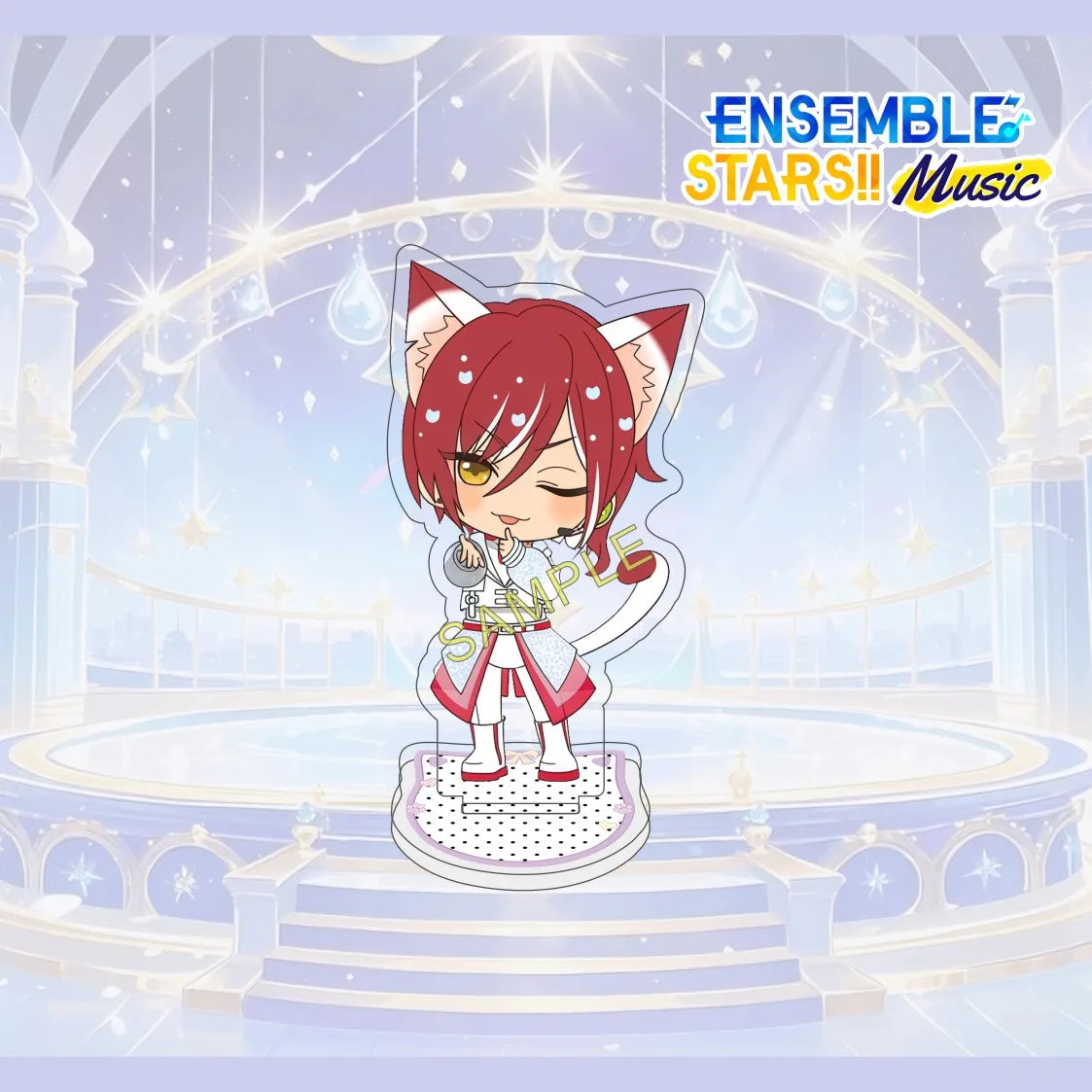 Figurine Acrylique 10 cm Ensemble Stars (Anime Game) – Personnage Complet Mignon – Décoration de Bureau – Collection Fan – Cadeau – Porte-clés