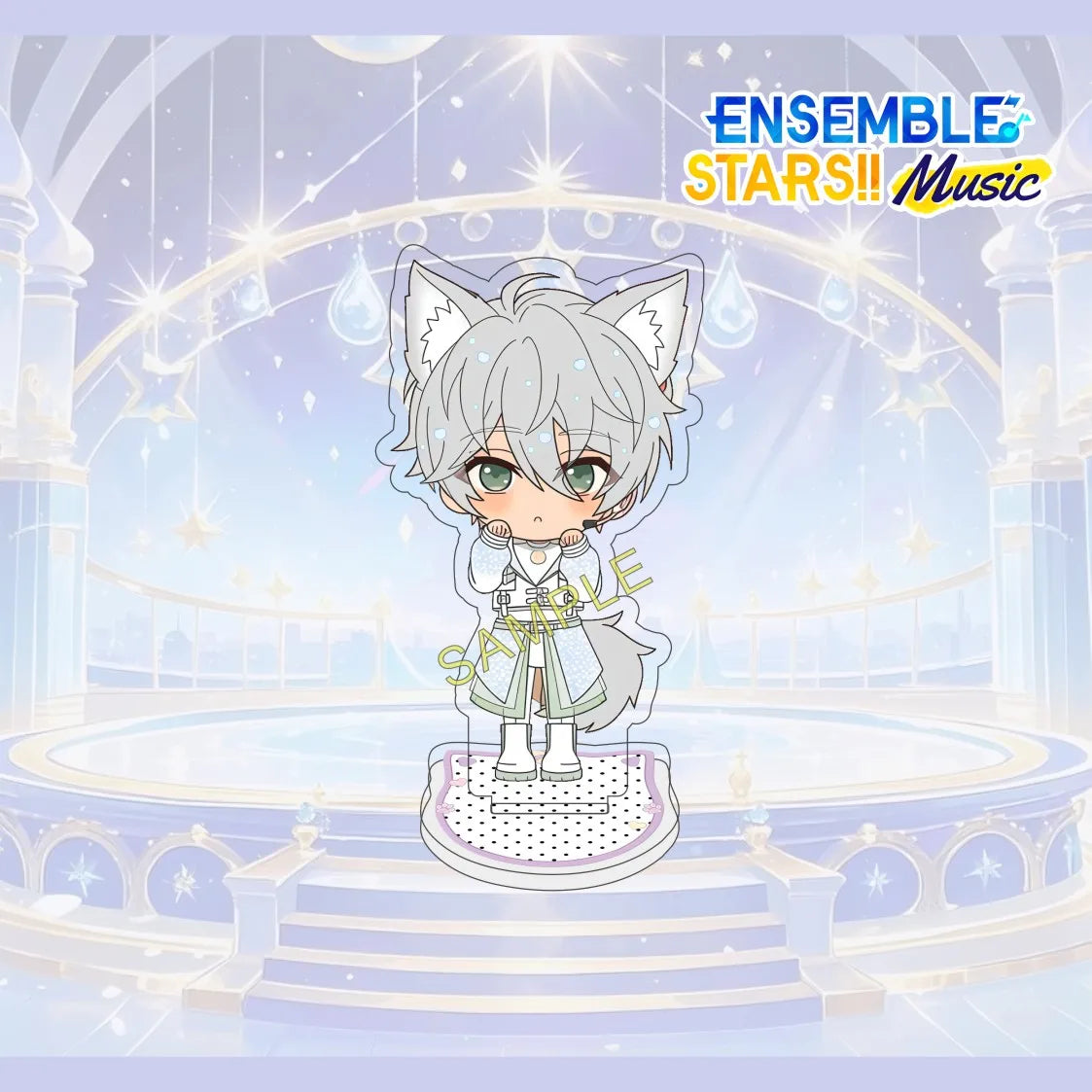 Figurine Acrylique 10 cm Ensemble Stars (Anime Game) – Personnage Complet Mignon – Décoration de Bureau – Collection Fan – Cadeau – Porte-clés