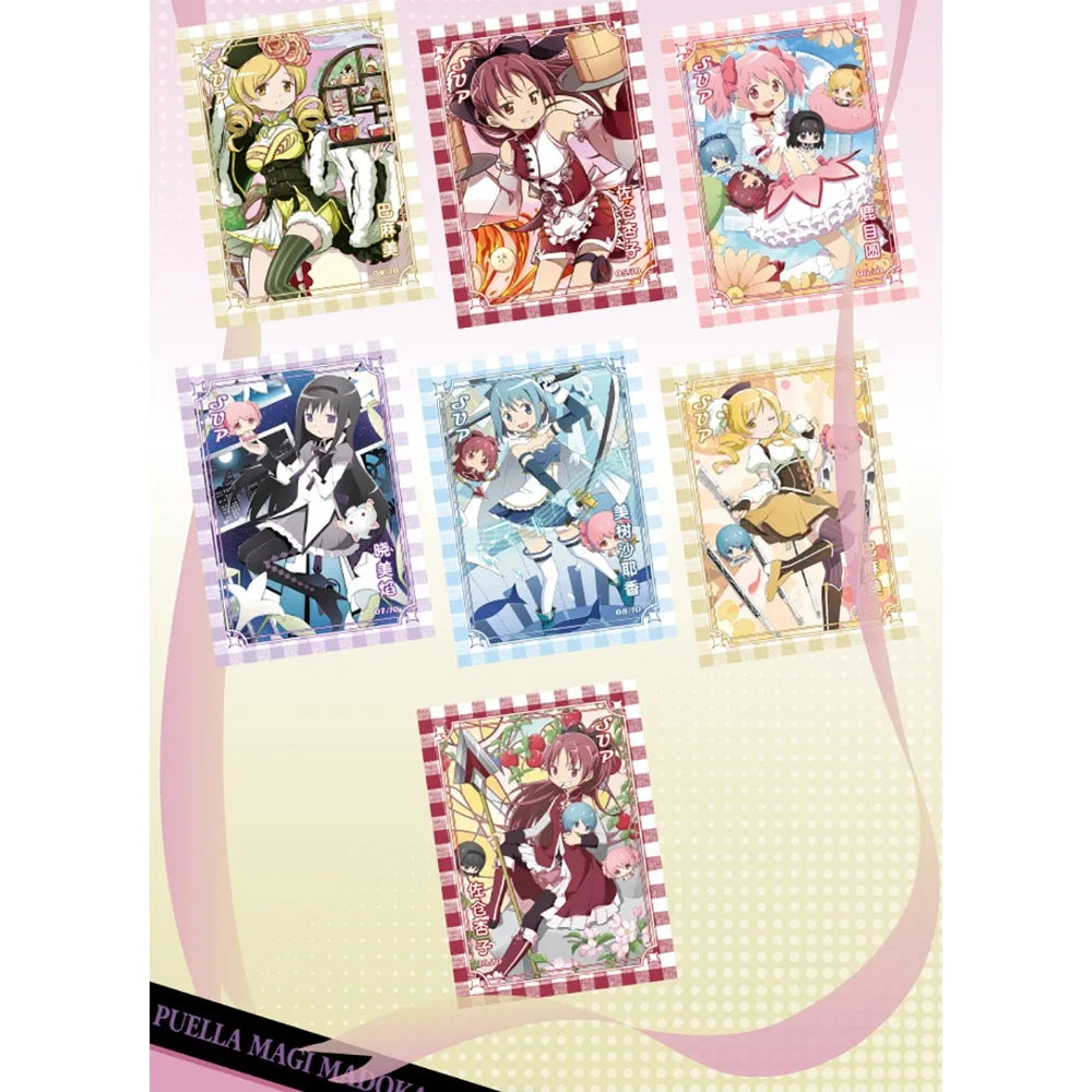 Boîte de boosters de cartes à collectionner Puella Magi Madoka Magica, TCG d'anime premium avec les personnages Madoka, Homura et les filles magiques