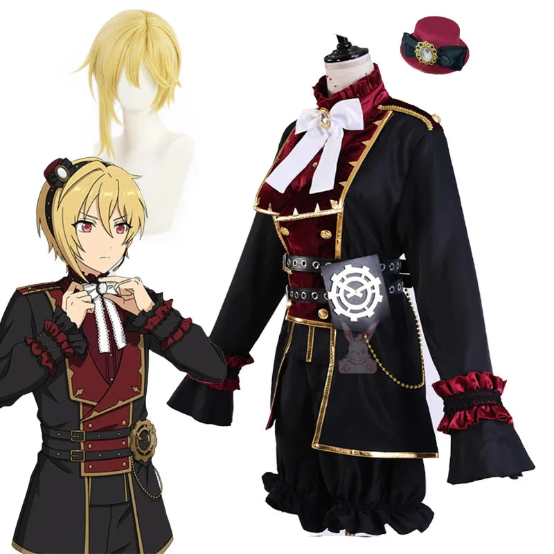Ensemble étoiles Valkyrie Nito Nazuna, Costume de Cosplay, perruque de théâtre, uniforme élégant, Costume de chant sur scène, Costume de jeu de rôle d'halloween
