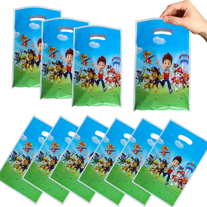 PAW Patrol – décoration de fête d'anniversaire, ensemble de ballons, vaisselle jetable, fournitures pour événements pour enfants, bannière, cadeau d'arrière-plan, nouvelle Version