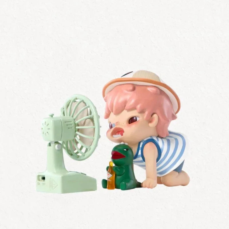 Produit Original Pop Mart - Série Hirono Big Family Combination - Figurines Mignonnes et Exquises - Cadeaux d'Anniversaire à Collectionner - En Stock