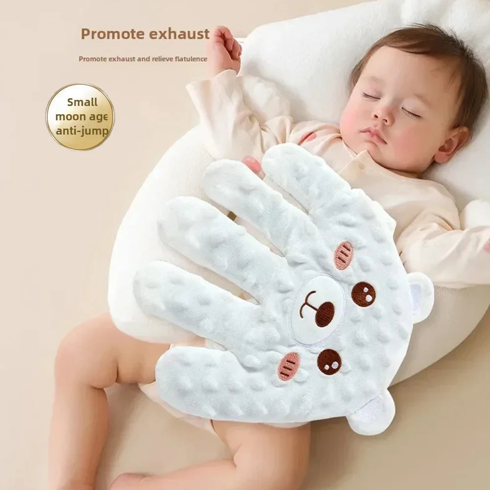 Nouveau-né bébé aide au sommeil paume oreiller bébé apaisant paume Oreiller Apaisant pour Bébé en Forme de Main – Coussin de Sommeil Réconfortant et Anti-Réveil