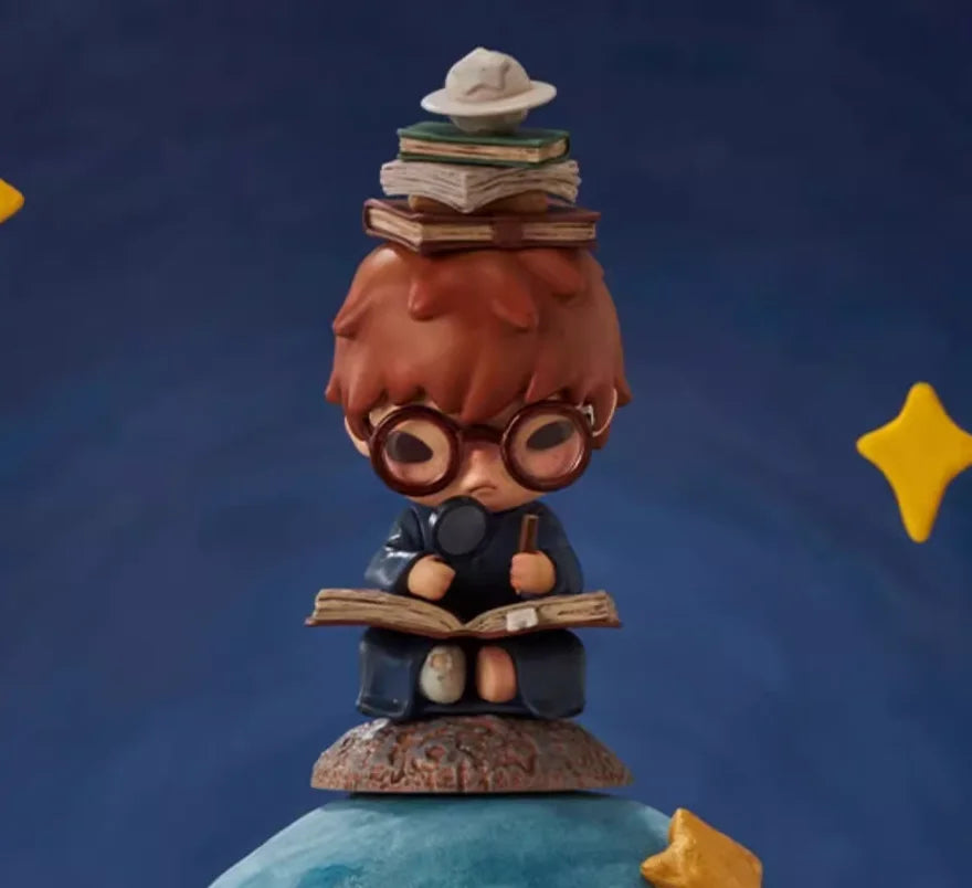 Figurine officielle authentique POP MART Hirono × Le Petit Prince, boîte mystérieuse, jouet mignon, boîte aveugle, cadeaux de vacances pour enfants