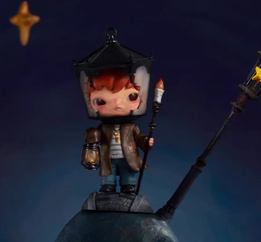 Figurine officielle authentique POP MART Hirono × Le Petit Prince, boîte mystérieuse, jouet mignon, boîte aveugle, cadeaux de vacances pour enfants