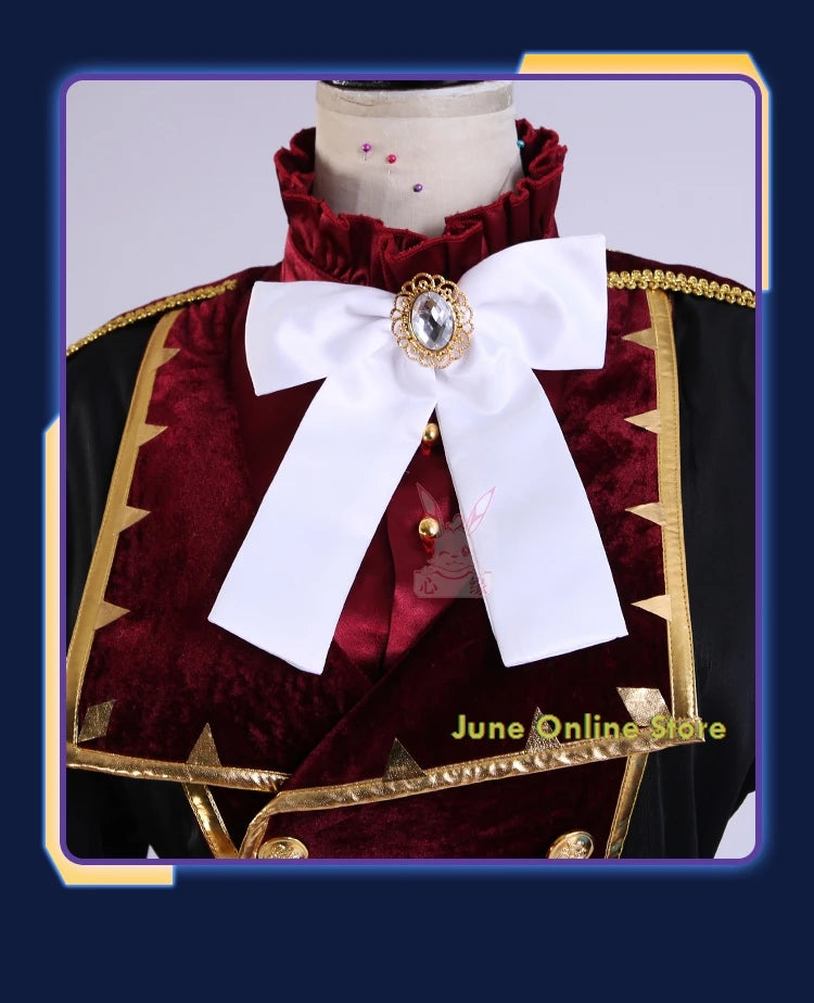 Ensemble étoiles Valkyrie Nito Nazuna, Costume de Cosplay, perruque de théâtre, uniforme élégant, Costume de chant sur scène, Costume de jeu de rôle d'halloween