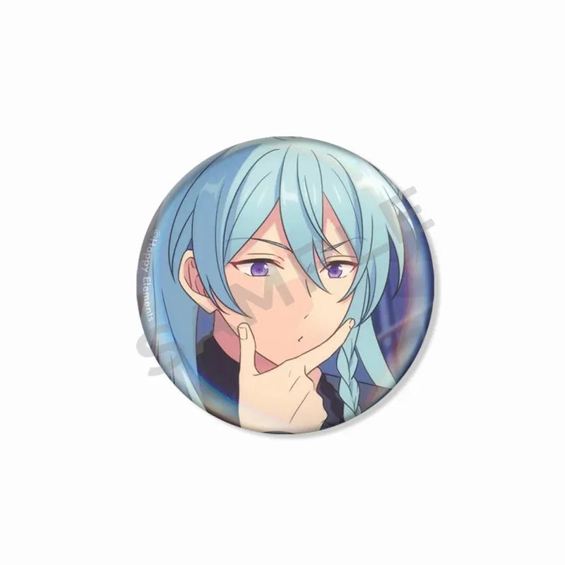 Ensemble étoiles Wataru Hibiki Badge mignon dessin animé idole broche bricolage Itbag vêtements chapeau accessoires Anime périphérique cadeau de collection