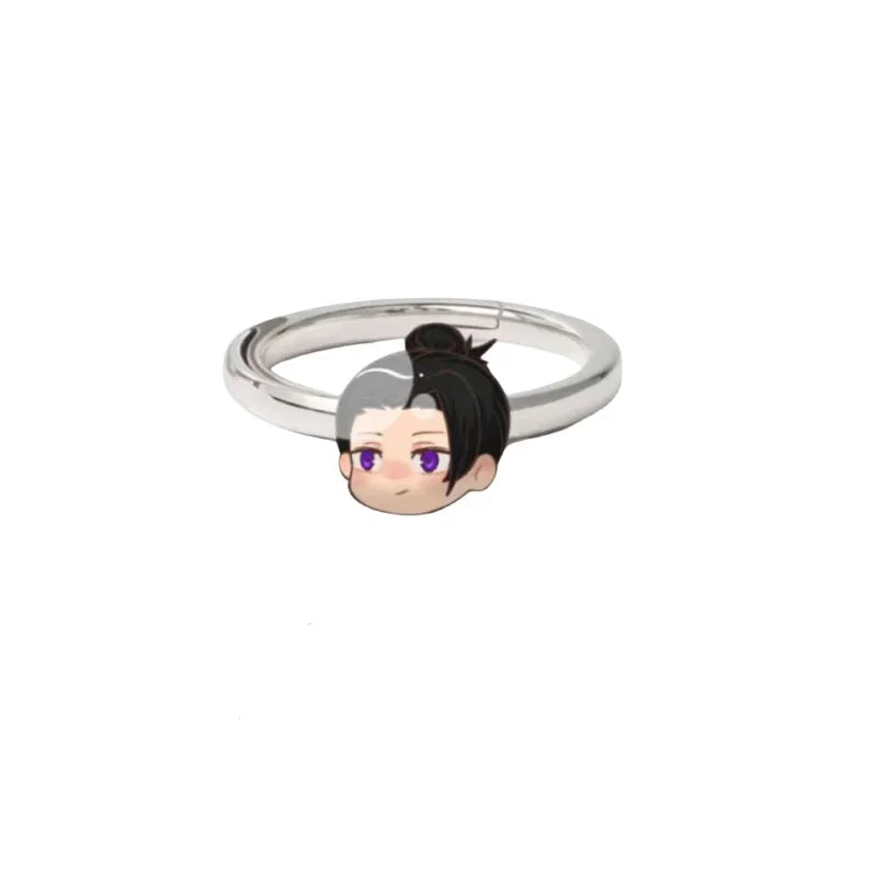Haikyuu!! Kageyama KozumeKENMAS HinMiShoyo-Bague Ajustable pour Couple, Bijoux Périphpopularité Originaux, Cadeau d'Anniversaire