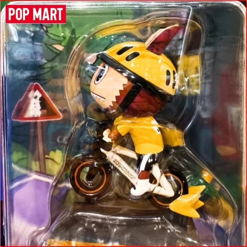 POP MART LABUBU Collection Limitée Elevator Début de la Série Field Trip Bob l'éponge Skateboard Sweet Clown