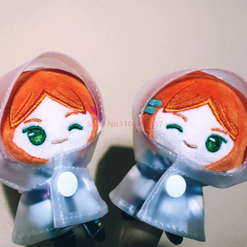 Ensemble Stars!! 2 Poupées à doigts en peluche douce style imperméable, porte-clés et pendentifs de sac, figurines mignonnes, jouets d'anime et de jeu, poupées de collection