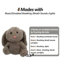 4 Modes bébé respiration apaisant éléphant en peluche poupée jouet comÉléphant Apaisant Respirant 4 Modes – Peluche Réconfortante pour Bébé et Enfant