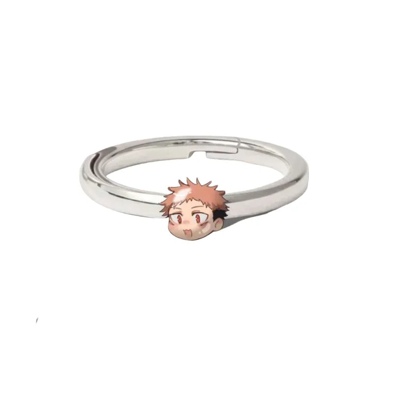 Haikyuu!! Kageyama KozumeKENMAS HinMiShoyo-Bague Ajustable pour Couple, Bijoux Périphpopularité Originaux, Cadeau d'Anniversaire