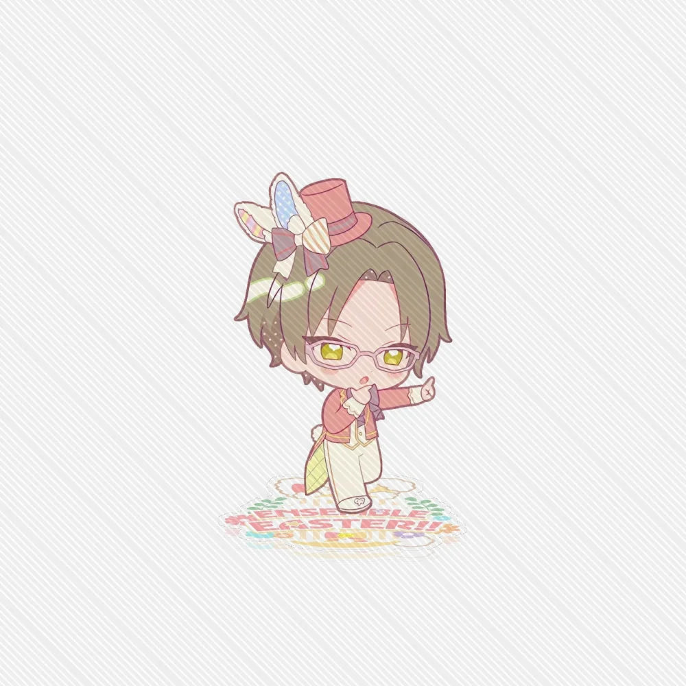10CM Game Ensemble Stars!! Modèle de support en acrylique de Pâques, décoration de bureau, personnages de cosplay, accessoires d'ornement, bons cadeaux de Noël