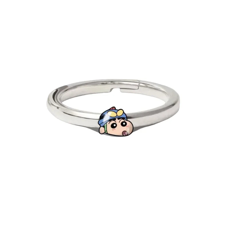 Haikyuu!! Kageyama KozumeKENMAS HinMiShoyo-Bague Ajustable pour Couple, Bijoux Périphpopularité Originaux, Cadeau d'Anniversaire