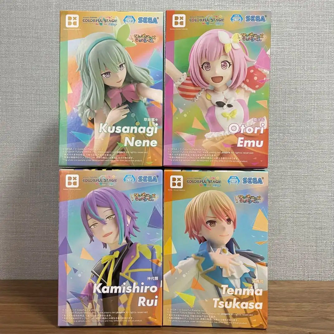 En Stock SEGA bureau x décorer Collections HATSUNE MIKU Kamishiro Rui Kusanagi Nene Otori Emu Tenma Tsukasa Anime jouet