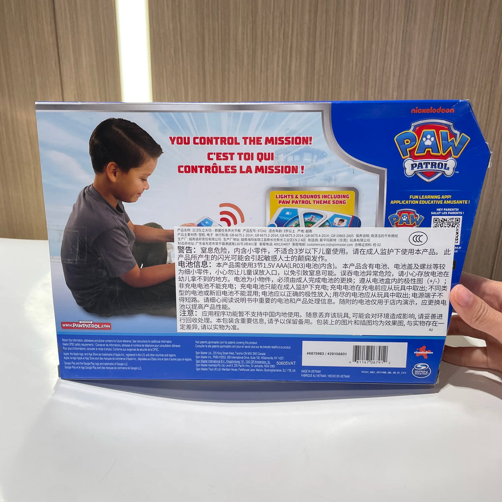 Jouet interactif Original PAW Patrol Rescue Mission Pup Pad avec lumières sons et musique, jeu de simulation, jouets pour enfants pour garçons et filles