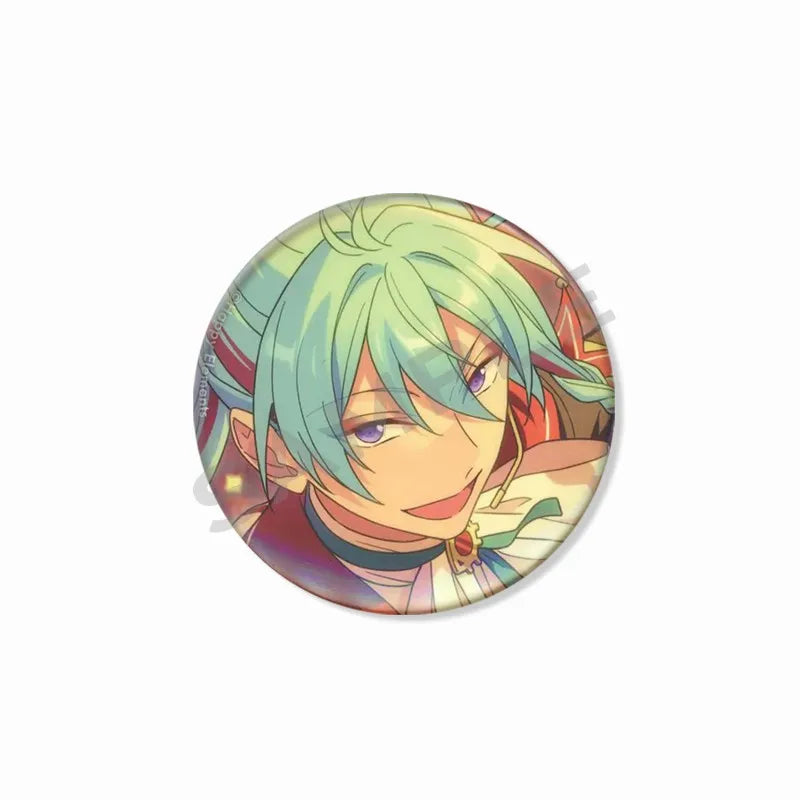 Ensemble étoiles Wataru Hibiki Badge mignon dessin animé idole broche bricolage Itbag vêtements chapeau accessoires Anime périphérique cadeau de collection