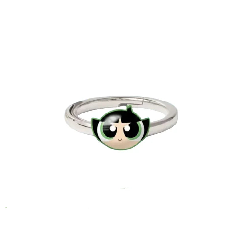 Haikyuu!! Kageyama KozumeKENMAS HinMiShoyo-Bague Ajustable pour Couple, Bijoux Périphpopularité Originaux, Cadeau d'Anniversaire