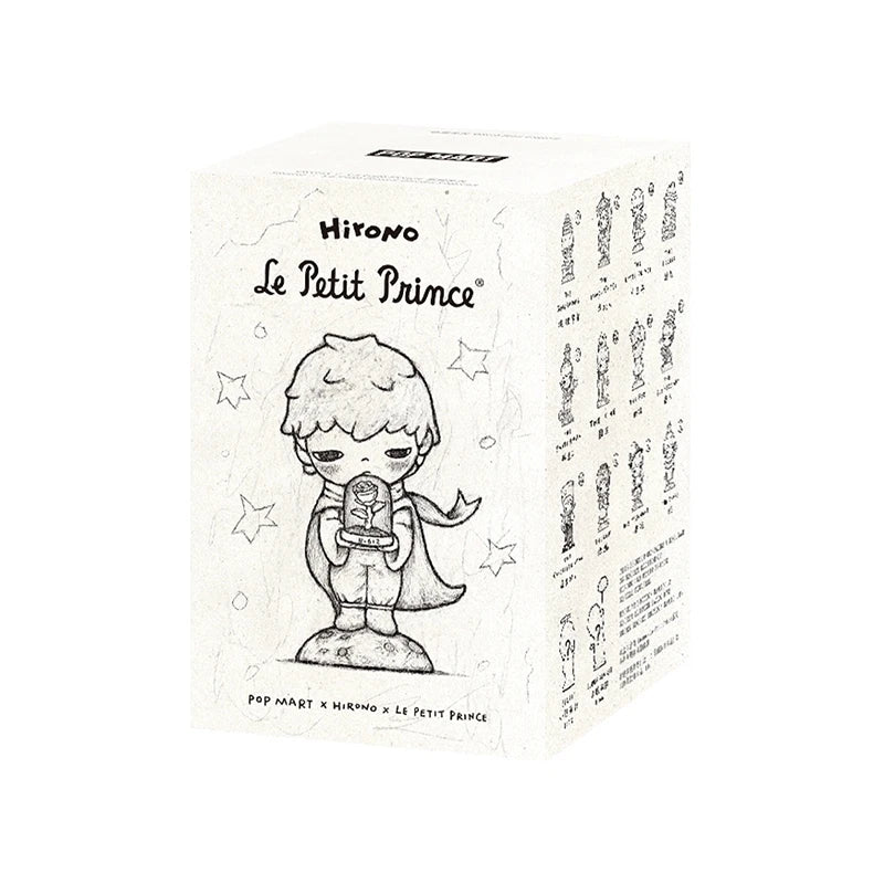 Figurine officielle authentique POP MART Hirono × Le Petit Prince, boîte mystérieuse, jouet mignon, boîte aveugle, cadeaux de vacances pour enfants