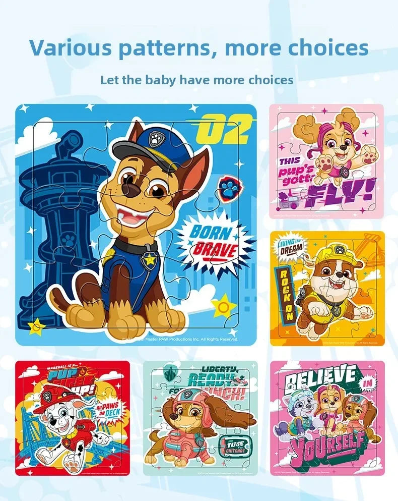 PAW PATROL Great Achievement Puzzle – Puzzle en papier pour enfants de 3 à 6 ans – Plan d'éducation préscolaire pour garçons et filles – Jouets