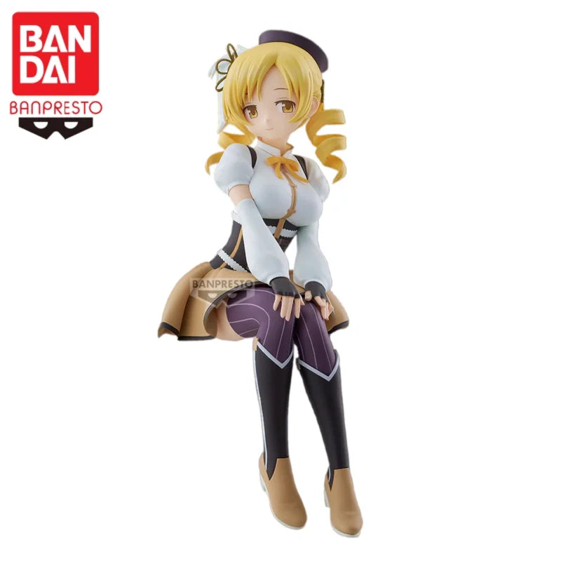 En stock, figurines originales Bandai Puella Magi Madoka Magica Kaname Madoka Miki Sayaka Rebellious Stories, modèles de personnages d'anime, jouets cadeaux