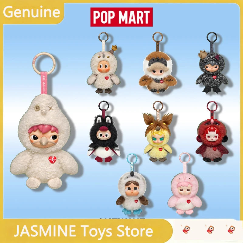Boîte de présentation anti-poussière multicouche pour poupées de la série Dear Birds de POP MART, organisateur de rangement pour objets de collection, cadeaux pendentifs uniques
