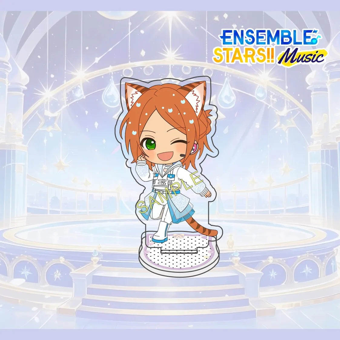 Figurine Acrylique 10 cm Ensemble Stars (Anime Game) – Personnage Complet Mignon – Décoration de Bureau – Collection Fan – Cadeau – Porte-clés