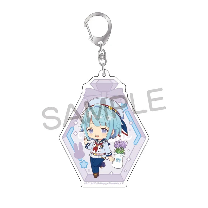 Ensemble Stars! Pendentif porte-clés en acrylique, version bouteille à message, pour sac, voiture, téléphone portable, cadeau pour amis et festivals