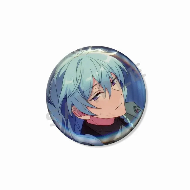 Ensemble étoiles Wataru Hibiki Badge mignon dessin animé idole broche bricolage Itbag vêtements chapeau accessoires Anime périphérique cadeau de collection