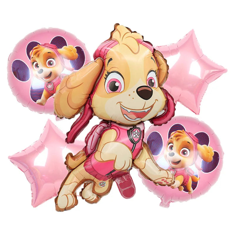 PAW Patrol – décoration de fête d'anniversaire, ensemble de ballons, vaisselle jetable, fournitures pour événements pour enfants, bannière, cadeau d'arrière-plan, nouvelle Version
