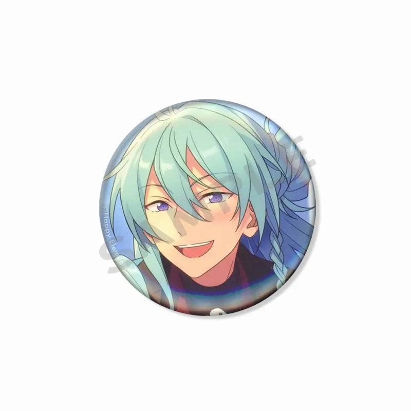 Ensemble étoiles Wataru Hibiki Badge mignon dessin animé idole broche bricolage Itbag vêtements chapeau accessoires Anime périphérique cadeau de collection