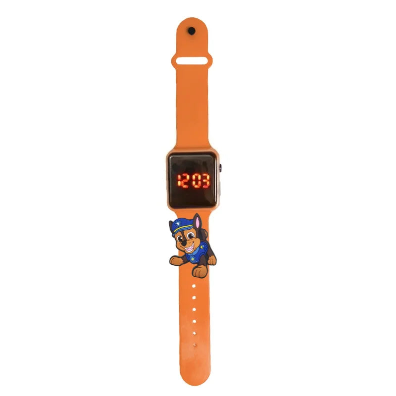Dessin animé patte patrouille enfants montre montres de mode électronique affichage LED numérique montres étanche cadeau de vacances enfants montres