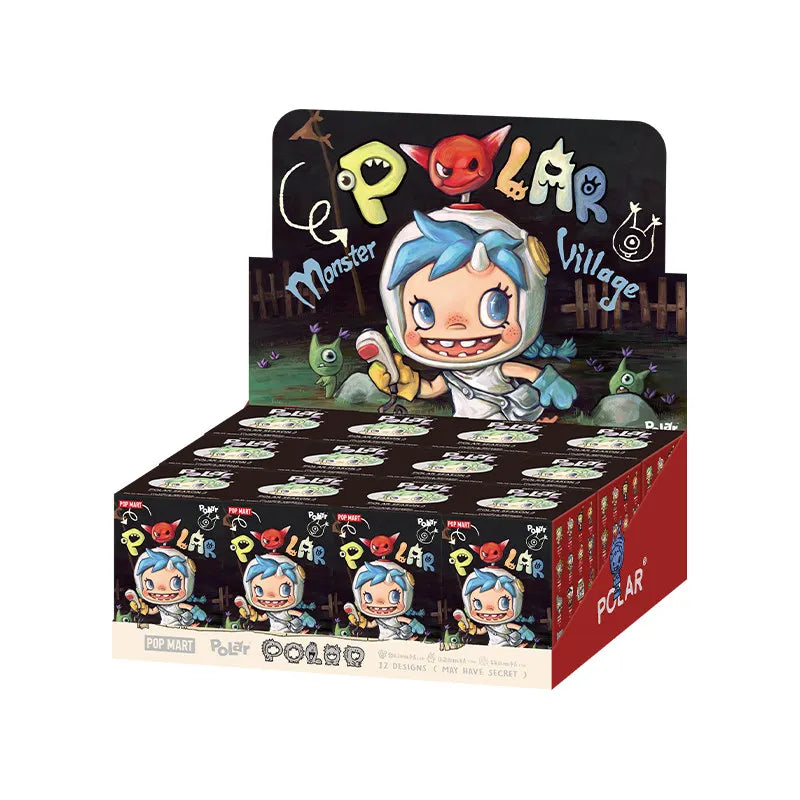 2026 Authentique POP MART Série POLAR Saison 3 Monster Village Boîte Mystère Figurines de Collection Jouets de Bureau Ornements Cadeaux d'Anniversaire