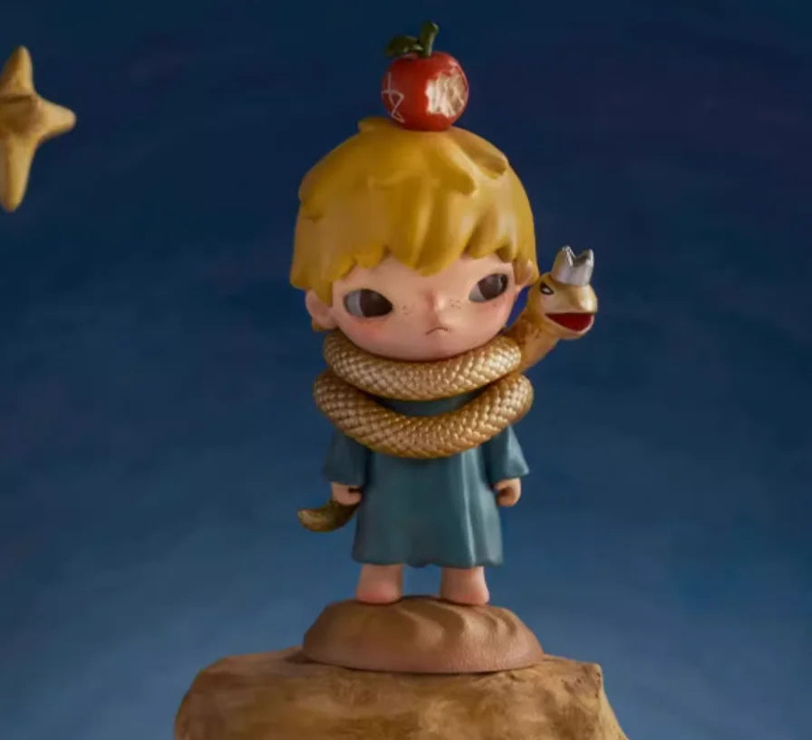 Figurine officielle authentique POP MART Hirono × Le Petit Prince, boîte mystérieuse, jouet mignon, boîte aveugle, cadeaux de vacances pour enfants