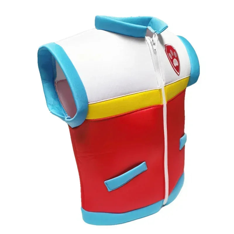 Costume inspiré de Chase de Paw Patrol, veste, tenue de cosplay Ryder, vêtements de jeu de rôle pour fête d'Halloween, cadeau anime pour enfants