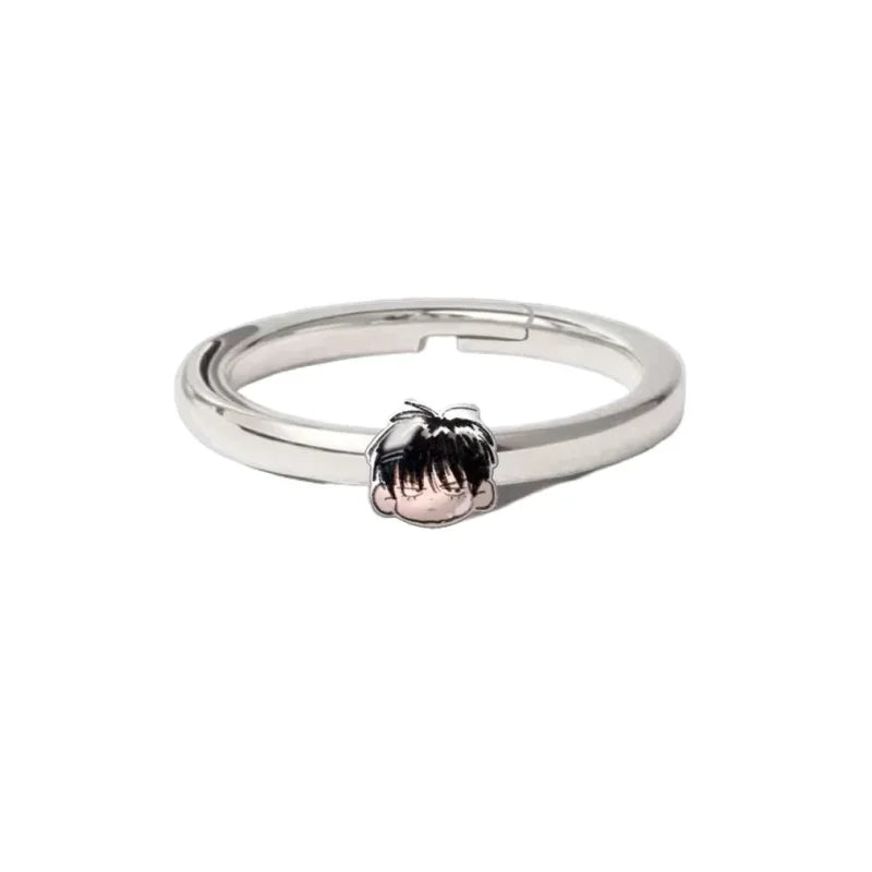 Haikyuu!! Kageyama KozumeKENMAS HinMiShoyo-Bague Ajustable pour Couple, Bijoux Périphpopularité Originaux, Cadeau d'Anniversaire