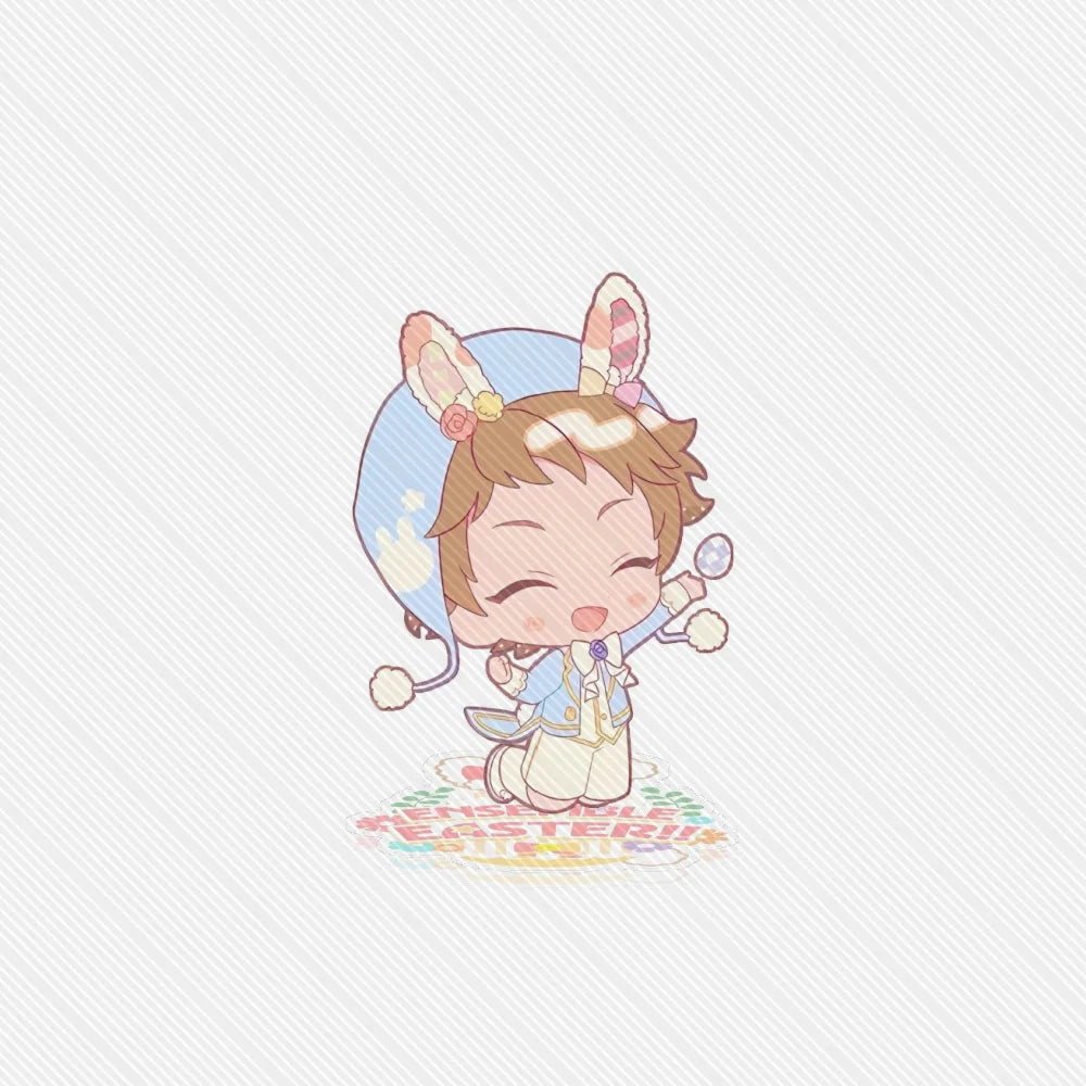 10CM Game Ensemble Stars!! Modèle de support en acrylique de Pâques, décoration de bureau, personnages de cosplay, accessoires d'ornement, bons cadeaux de Noël
