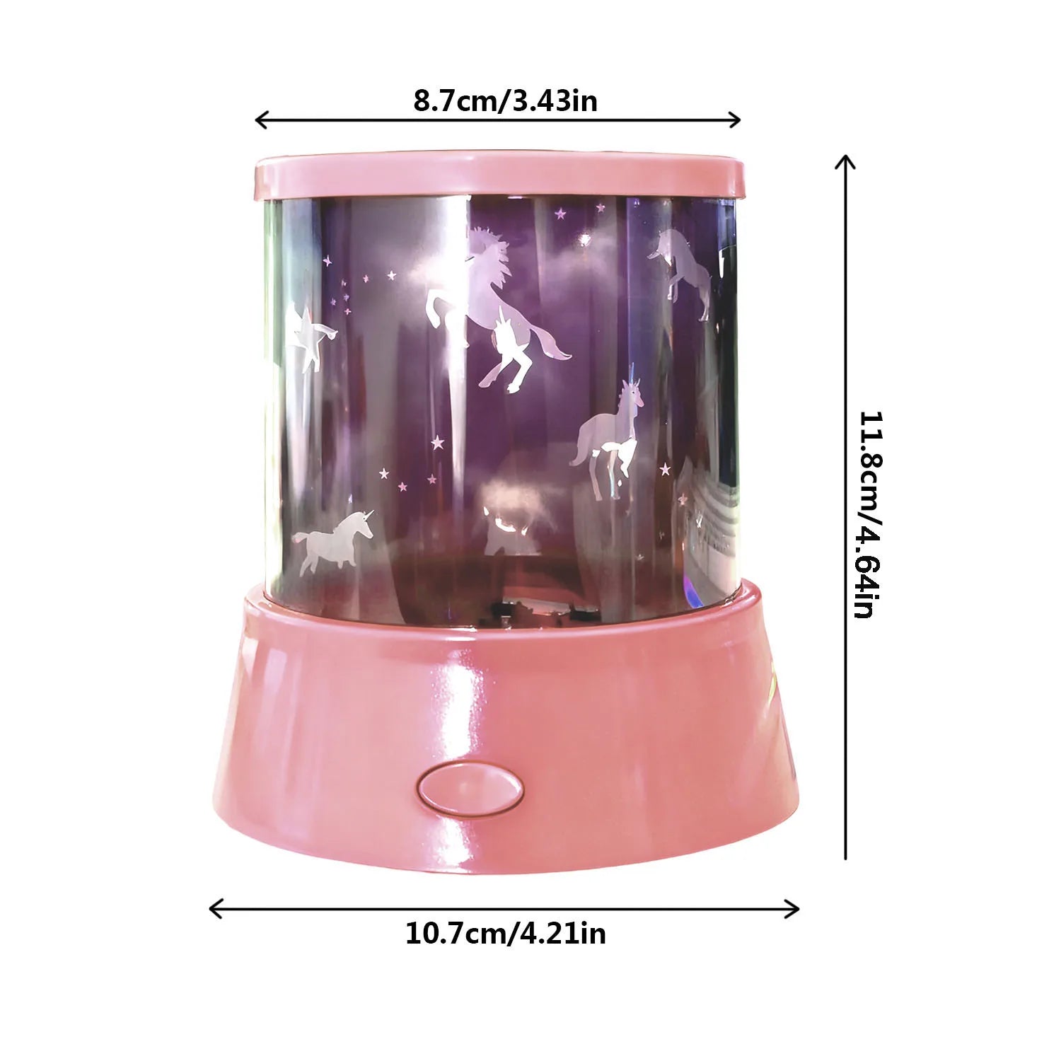 Projecteur Licorne & Étoiles LED 360° – Veilleuse Rotative Ciel Étoilé pour Chambre Bébé et Enfant