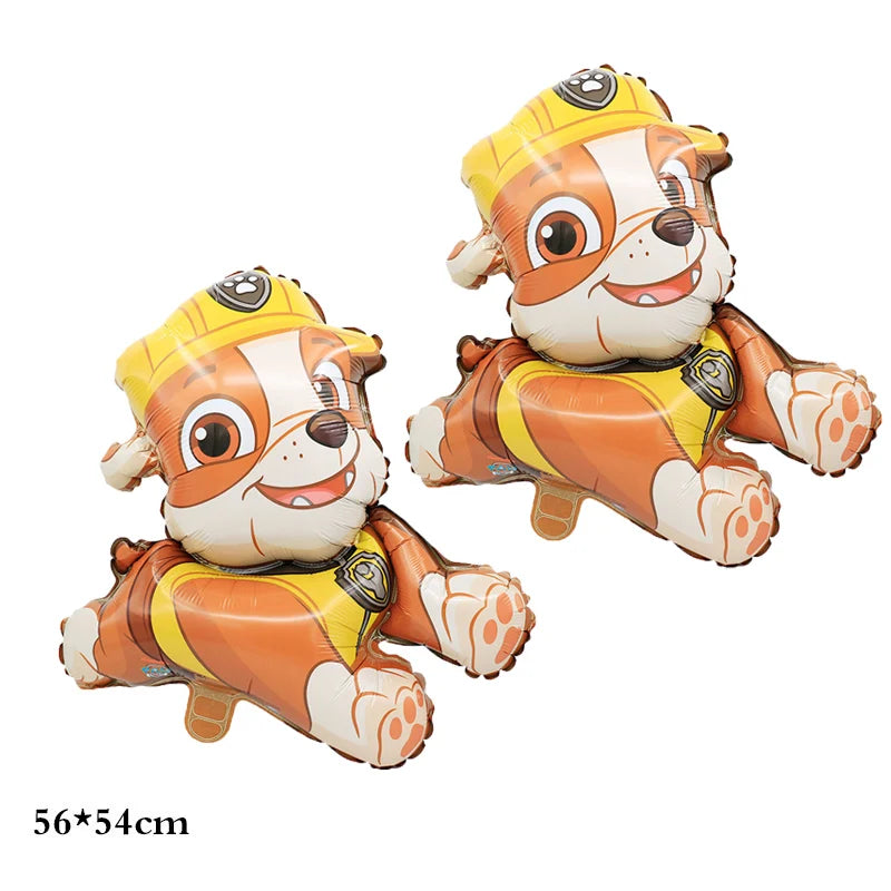 PAW Patrol – décoration de fête d'anniversaire, ensemble de ballons, vaisselle jetable, fournitures pour événements pour enfants, bannière, cadeau d'arrière-plan, nouvelle Version